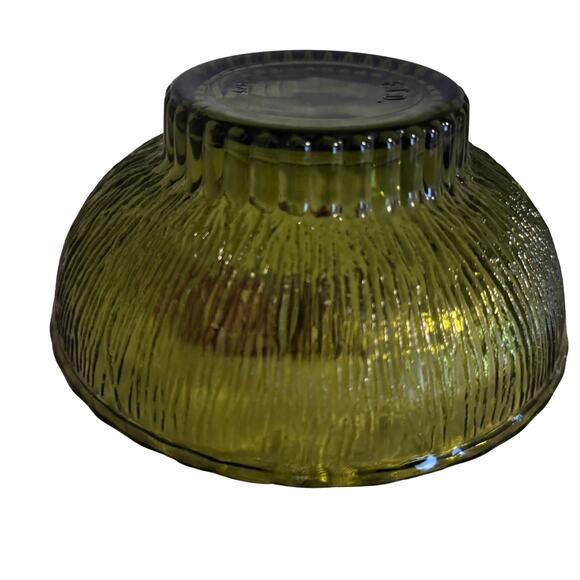 Vintage 1975 FTD "Moss" Glass Bowl - Mid-Century Modern Vibe - Picture 9 of 9